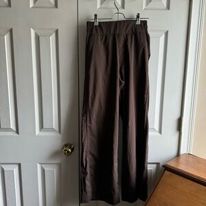 old navy brown active loose fit track pants